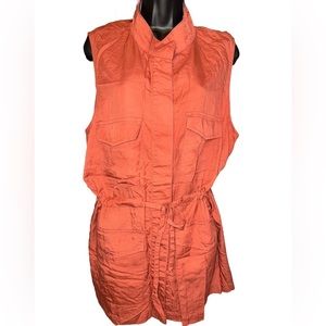 Faded Glory Utility Vest, Copper, Size 2XL